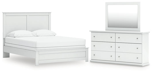 Bostwick Shoals Queen Panel Bed, Dresser and Mirror