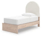 Arloster Twin Upholstered Panel Bed with Storage
