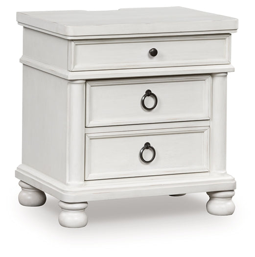 Rowlenstown Three Drawer Night Stand
