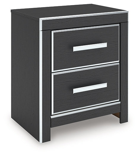 Zuraleus Two Drawer Night Stand