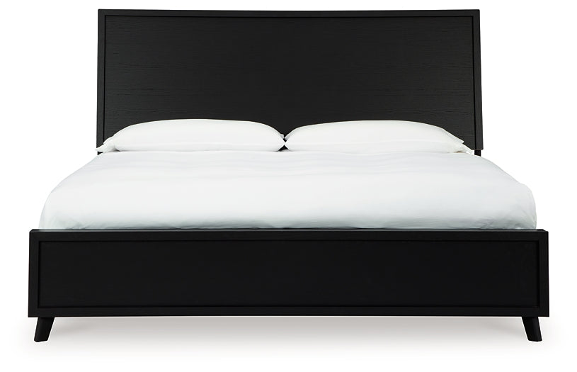 Danziar King Panel Bed, Dresser, Mirror, Chest and Nightstand