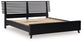 Danziar King Slat Panel Bed, Dresser and Mirror