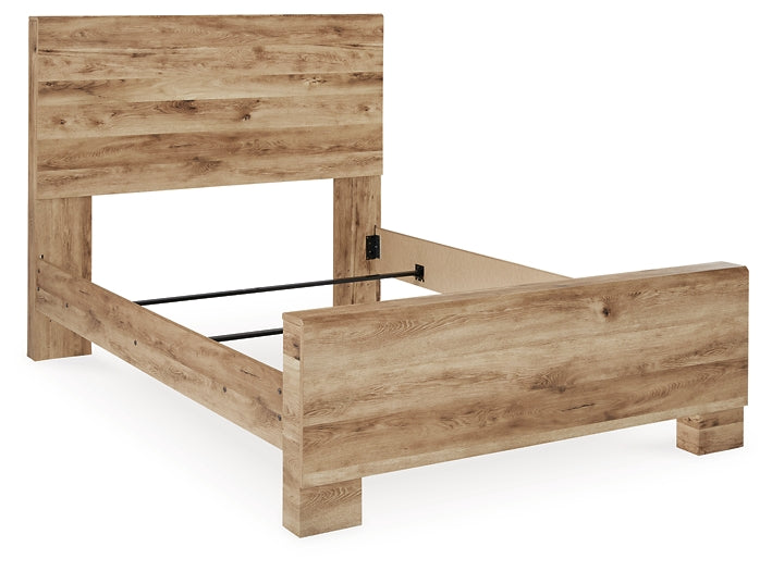 Hyanna Full Panel Bed, Dresser and Mirror