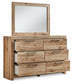 Hyanna Queen Panel Headboard, Dresser, Mirror and Nightstand