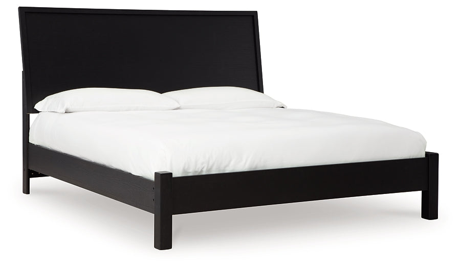 Danziar King Panel Bed, Dresser and Mirror