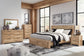 Hyanna King Panel Storage Bed, Dresser, Mirror, Chest and Nightstand
