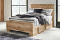 Hyanna Full Panel Bed with 2 Side Storage, Dresser, Mirror, Chest and Nightstand