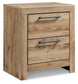 Hyanna Full Panel Bed with 1 Side Storage, Dresser, Mirror and Nightstand