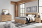 Hyanna King Panel Storage Bed, Dresser and Mirror