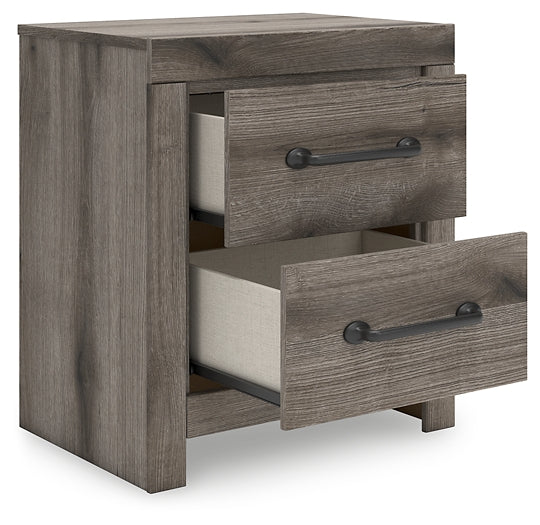 Graystorm Twin Panel Bed with Storage, Dresser, Mirror, Chest and Nightstand