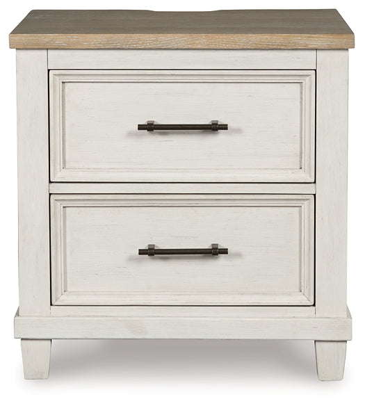 Shaybrock California King Panel Bed, Dresser, Mirror, Chest and Nightstand