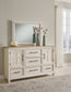 Shaybrock California King Panel Bed, Dresser, Mirror, Chest and Nightstand