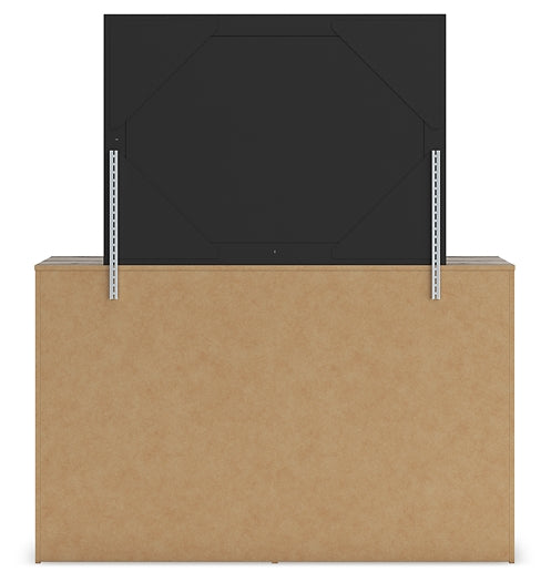 Graystorm King Panel Bed, Dresser, Mirror and Nightstand