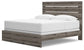 Graystorm King Panel Bed, Dresser, Mirror and Nightstand