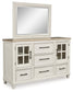 Shaybrock King Panel Bed, Dresser, Mirror and Nightstand