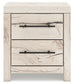 Lawroy Twin Panel Bed with Mirrored Dresser, Chest and Nightstand