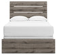Graystorm Full Panel Bed, Dresser, Mirror and Nightstand