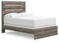 Graystorm Full Panel Bed, Dresser, Mirror and Nightstand