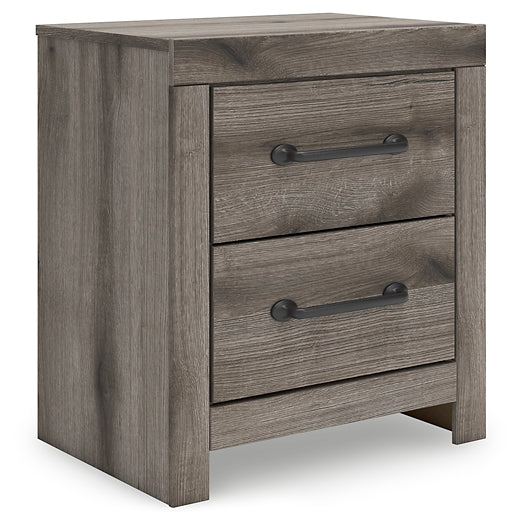 Graystorm Full Panel Bed, Dresser, Mirror and Nightstand