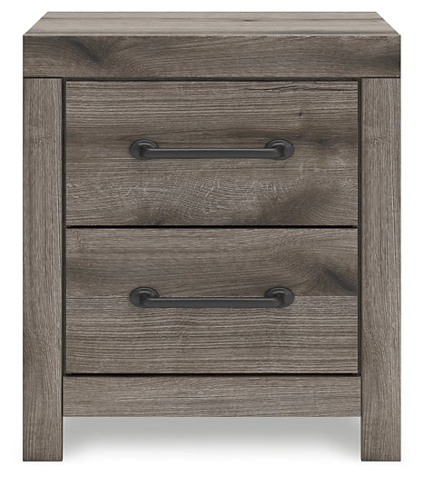 Graystorm Twin Panel Bed, Dresser, Mirror and Nightstand