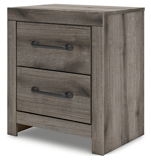 Graystorm Twin Panel Bed, Dresser, Mirror and Nightstand