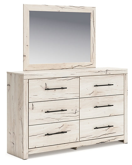 Lawroy Twin Panel Headboard, Dresser and Mirror