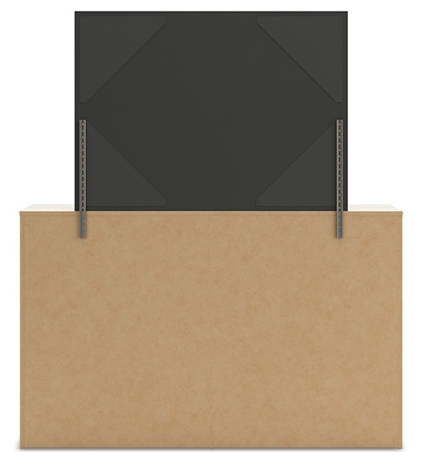 Lawroy Twin Panel Headboard, Dresser, Mirror and Nightstand