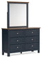 Landocken Twin Panel Headboard, Dresser, Mirror and Nightstand
