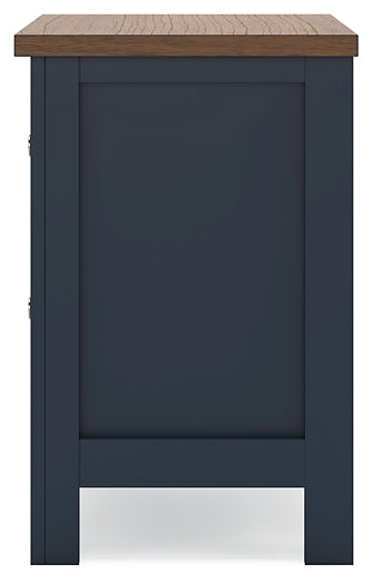 Landocken Twin Panel Headboard, Dresser, Mirror, Chest and Nightstand