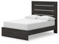 Hollivern Full Panel Storage Bed, Dresser, Mirror and Nightstand