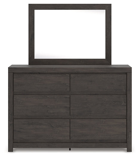 Fraluna King Panel Bed, Dresser and Mirror