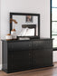 Maribel King Panel Bed, Dresser and Mirror