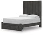 Fraluna Queen Panel Storage Bed, Dresser, Mirror, Chest and Nightstand