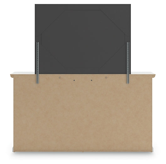 Bostwick Shoals Twin Panel Bed, Dresser and Mirror