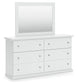 Bostwick Shoals Queen Panel Bed, Dresser and Mirror