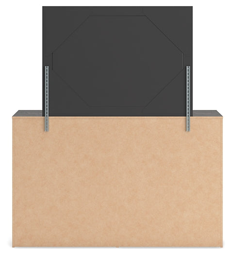 Hollivern King Panel Bed, Dresser and Mirror