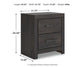 Hollivern King Panel Bed, Dresser, Mirror and Nightstand