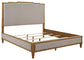 Sharlance King Upholstered Panel Bed, Dresser, Mirror, Chest and Nightstand