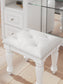 Kozlani Vanity Upholstered Stool