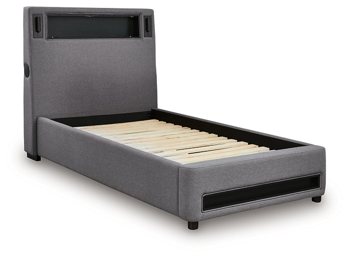 Verishaw Twin Upholstered Bed