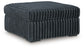 Midnight-Madness Oversized Accent Ottoman
