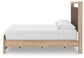 Kinlanni Queen Upholstered Platform Bed, Dresser and Mirror