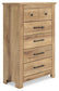 Makidern Five Drawer Chest
