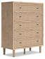 Cielden California King Upholstered Bed with Roll Slats, Dresser, Mirror, Chest and Nightstand