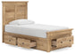 Makidern Twin Panel Storage Bed