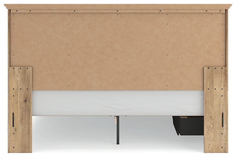 Makidern King Panel Storage Bed