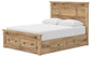 Makidern Queen Panel Storage Bed