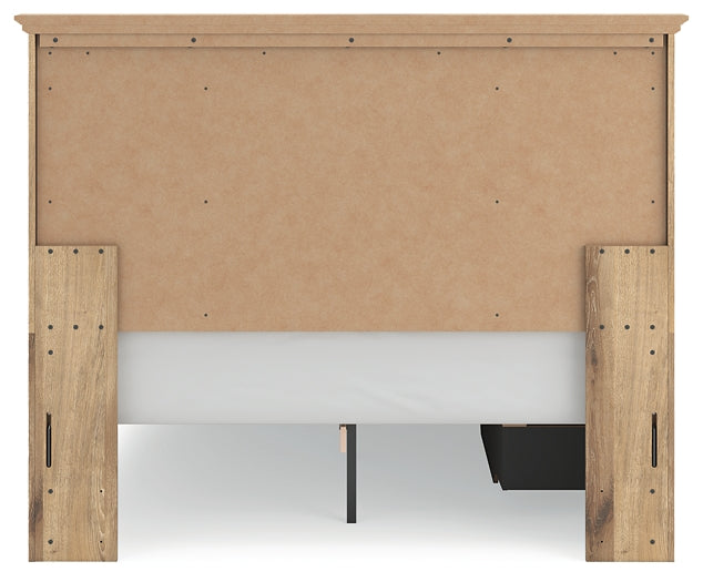 Makidern Queen Panel Storage Bed