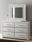 Zuraleus King Upholstered Bed, Dresser, Mirror, Chest and Nightstand