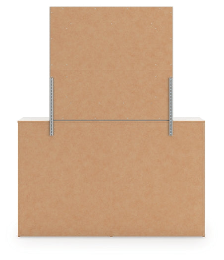 Zuraleus King Upholstered Panel Platform Storage Bed, Dresser, Mirror, Chest and Nightstand